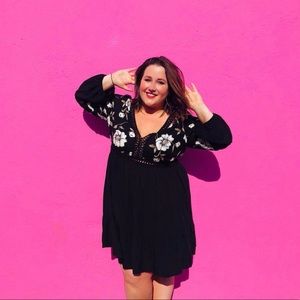 Beautiful low cut chic soul dress